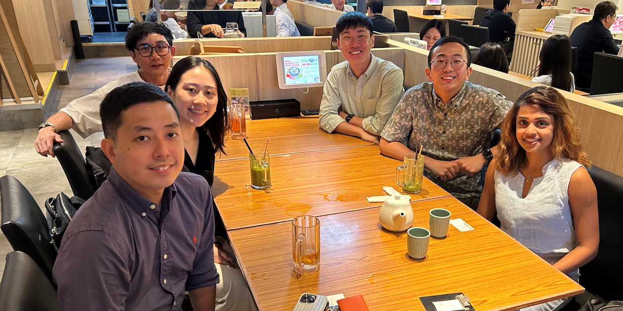 Built Environment leaders enjoying tea sessions and networking lunches. 